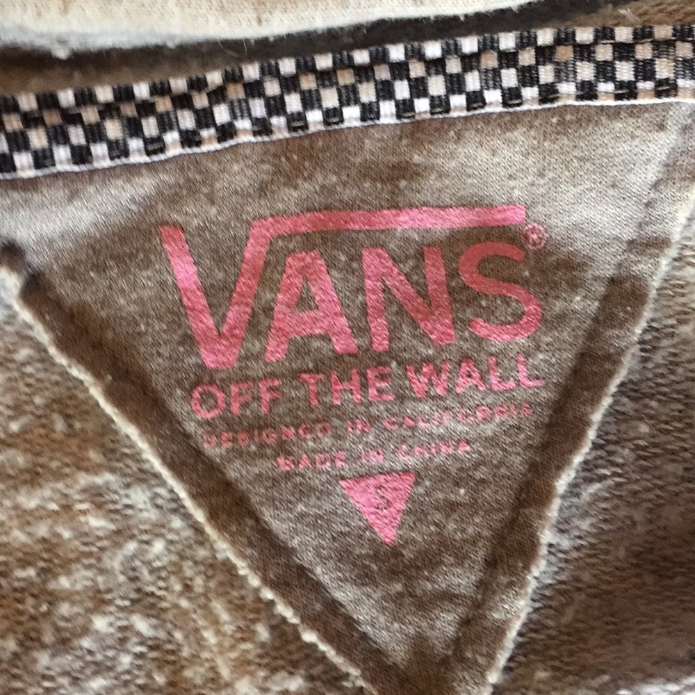 Vintage VANS Sleeveless Hoody Zip-up Sweatshirt - Picture 3 of 6